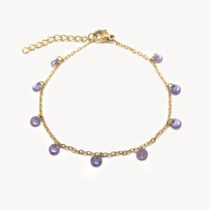 Pulsera Color Púrpura