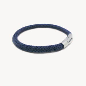 Pulsera De Cuerda Marinera Con Cierre Bayoneta De Acero