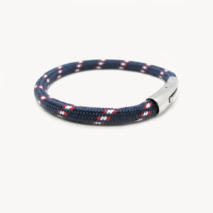 Pulsera De Cuerda Marinera Con Cierre Bayoneta De Acero