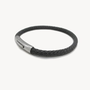 Pulsera De Cuerda Marinera Con Cierre Bayoneta De Acero